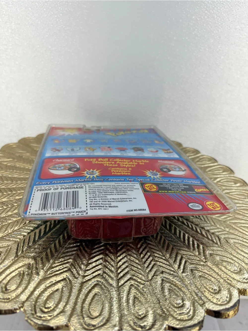 Vintage Pokémon Butterfree #12 Marble Pouch Series 2 Sealed Toy Biz